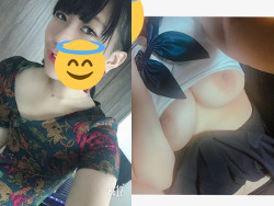 爆乳23歳が服たくしあげてデカ乳輪の生おっぱいぷるぷる自撮り