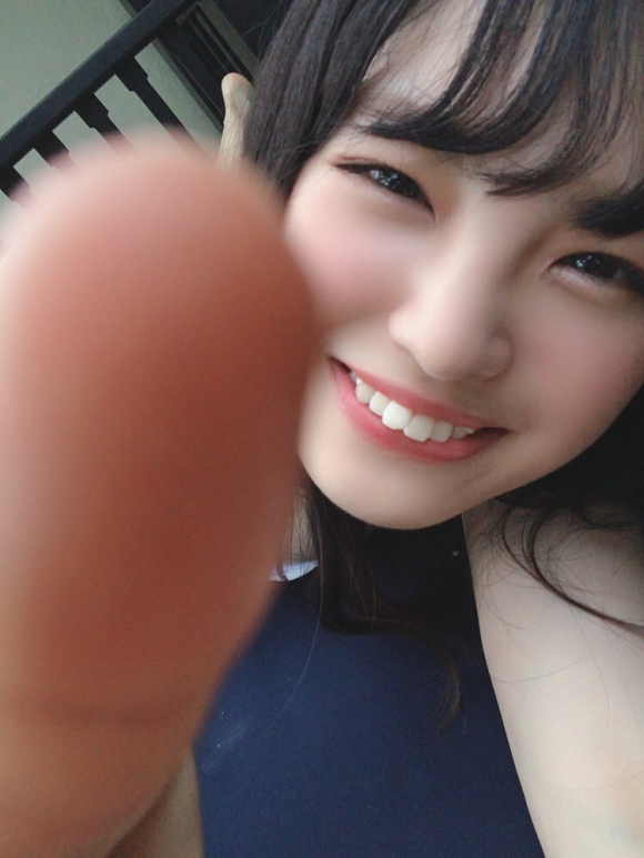 NMB48新澤菜央乳首1