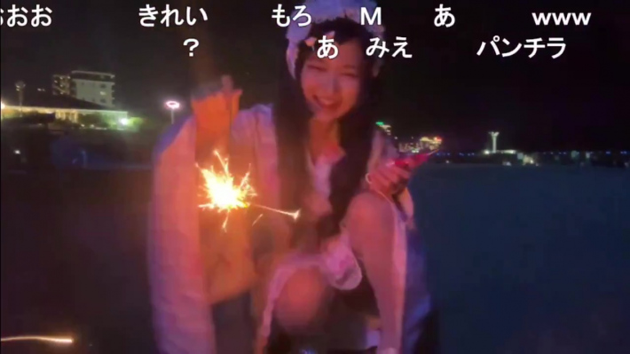 配信者しちゅー。パンチラ9